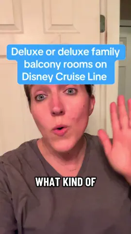 🚢What type of balcony room do you need on your Disney cruise? Groups of 3 or 4 have a choice!  #disneytreasure #dcl #firstdisneycruise #disneycruisetips #disneycruiseconcierge 