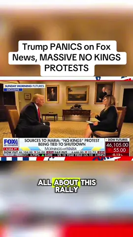 Trump PANICS on Fox News, MASSIVE NO KINGS PROTESTS #donaldtrump #foxnews #protests #fyp 