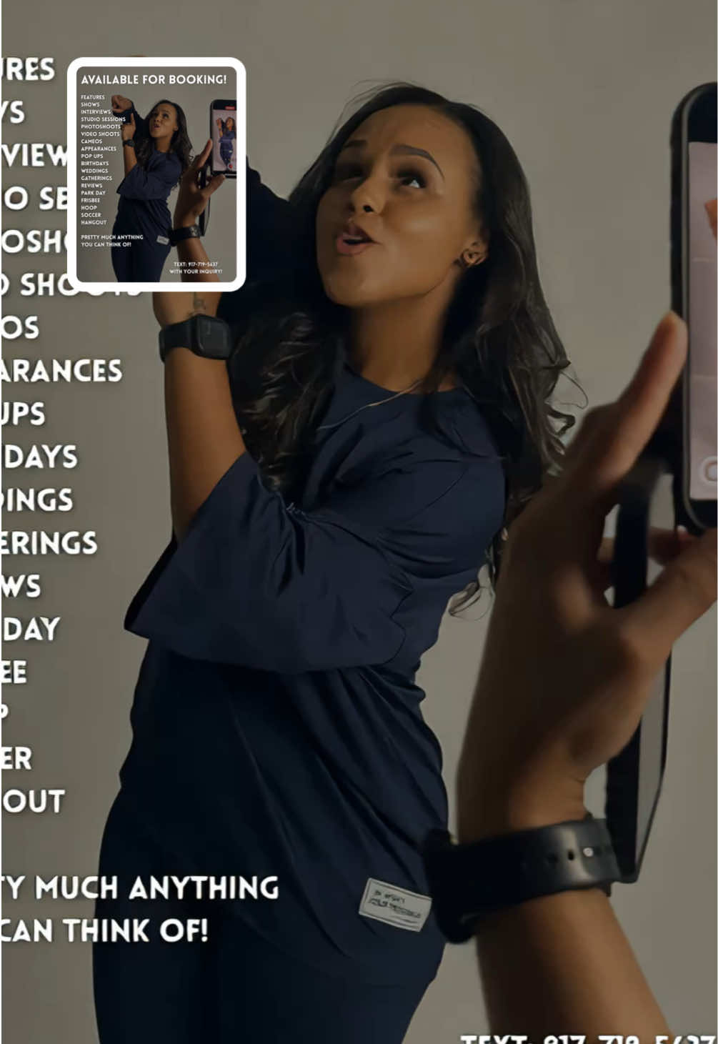 Give me an offer and we can make it happen! 💫 If you’re in Texas, make an offer — I’ll pop out for something on the list! And even if you aren’t in Texas, make an offer! 😂 Whether you want me to sing live, do a feature, pull up for a meet & greet, or just hang out at a park — let’s make some memories! 🎤🌳 📞 Text me: 917-719-5637 🌐 Website: https://NatalieNichole.com 🎶 Music & Exclusives: https://even.biz/natalienichole 🛍️ Merch: https://NatalieNichole.com/n27elite 🔗 All Links: https://linktr.ee/indiencemusicgroup #LetsWork #TexasArtist #RnBSinger #StorytellerVibes #NatalieNichole 