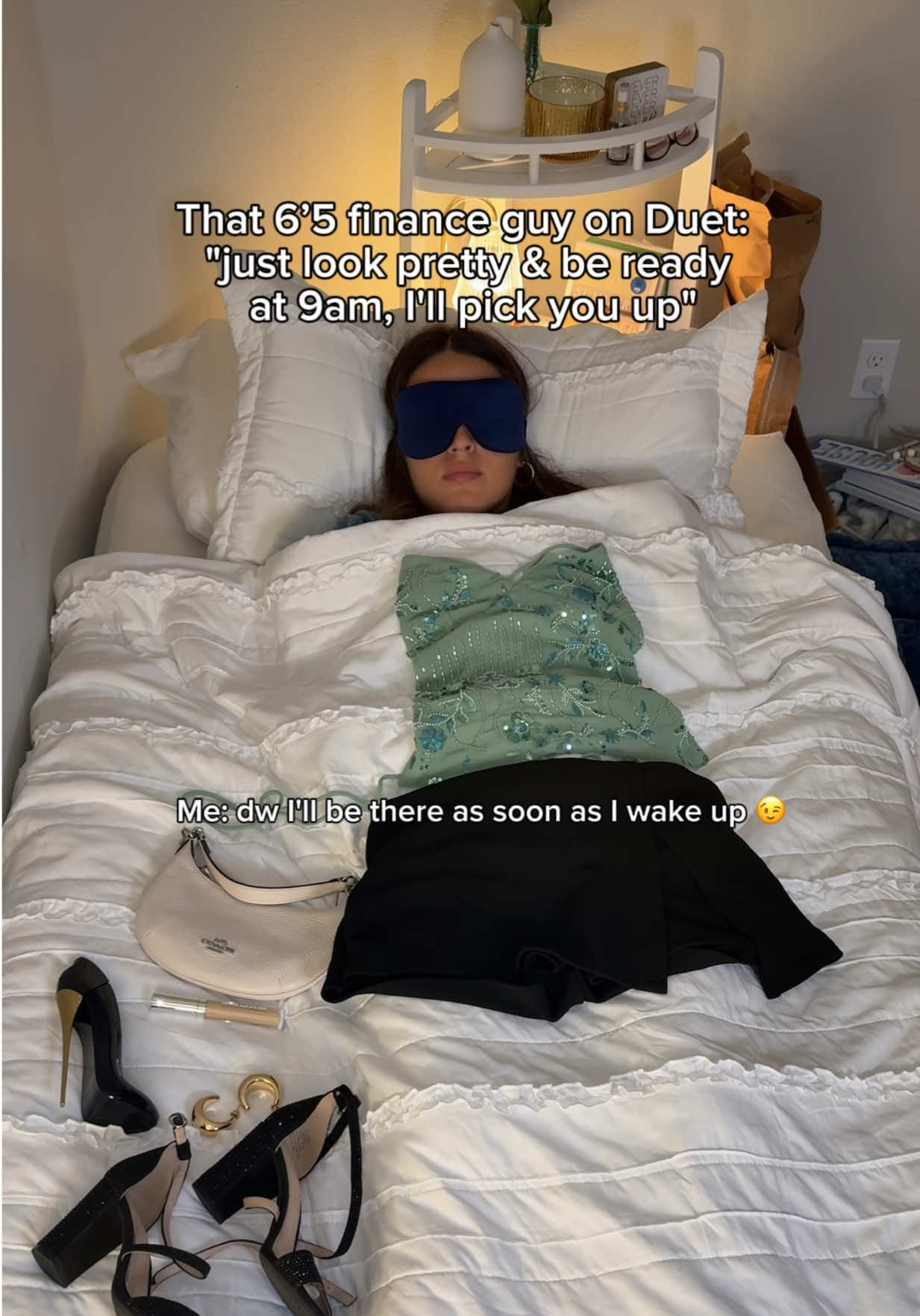 I’ll be ready as soon as I wake up babe 🫡  #resonatewithduet #duetapp #dating #ad 