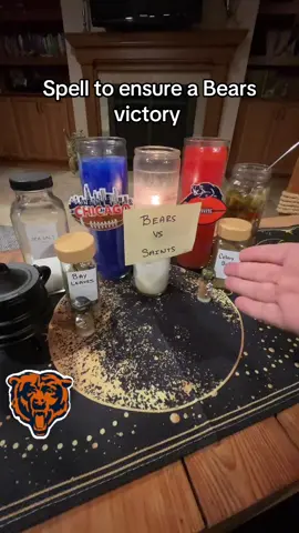 Week seven spell to ensure a @Chicago Bears victory! Love all the people on this journey with me and all the positive vibes you bring! Let’s keep this momentum going! #BearsWitch #beardown🐻⬇️ #witchtok #ChicagoCoven #GoBears 