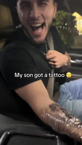 My son got a tattoo #momlife @Liv🐆 @JackedLifts 