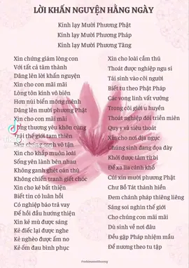 Lời khấn nguyện vào mỗi buổi sáng #yeuphatphap #loiphatday #họcphatphapmoingay #loikhannguyen 