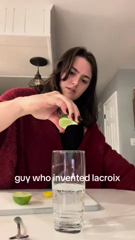 where my sparkling water haters at #lacroix 
