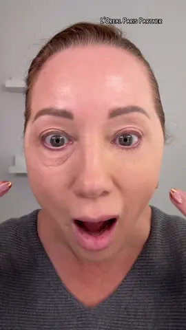 Tried it WITH MAKEUP today! Yesterday I applied it with no makeup. The results are incredible! #lorealparispartner #eyebags #antiaging #tiktokshopcreatorpicks #tiktokshopblackfriday @loréal paris usa 