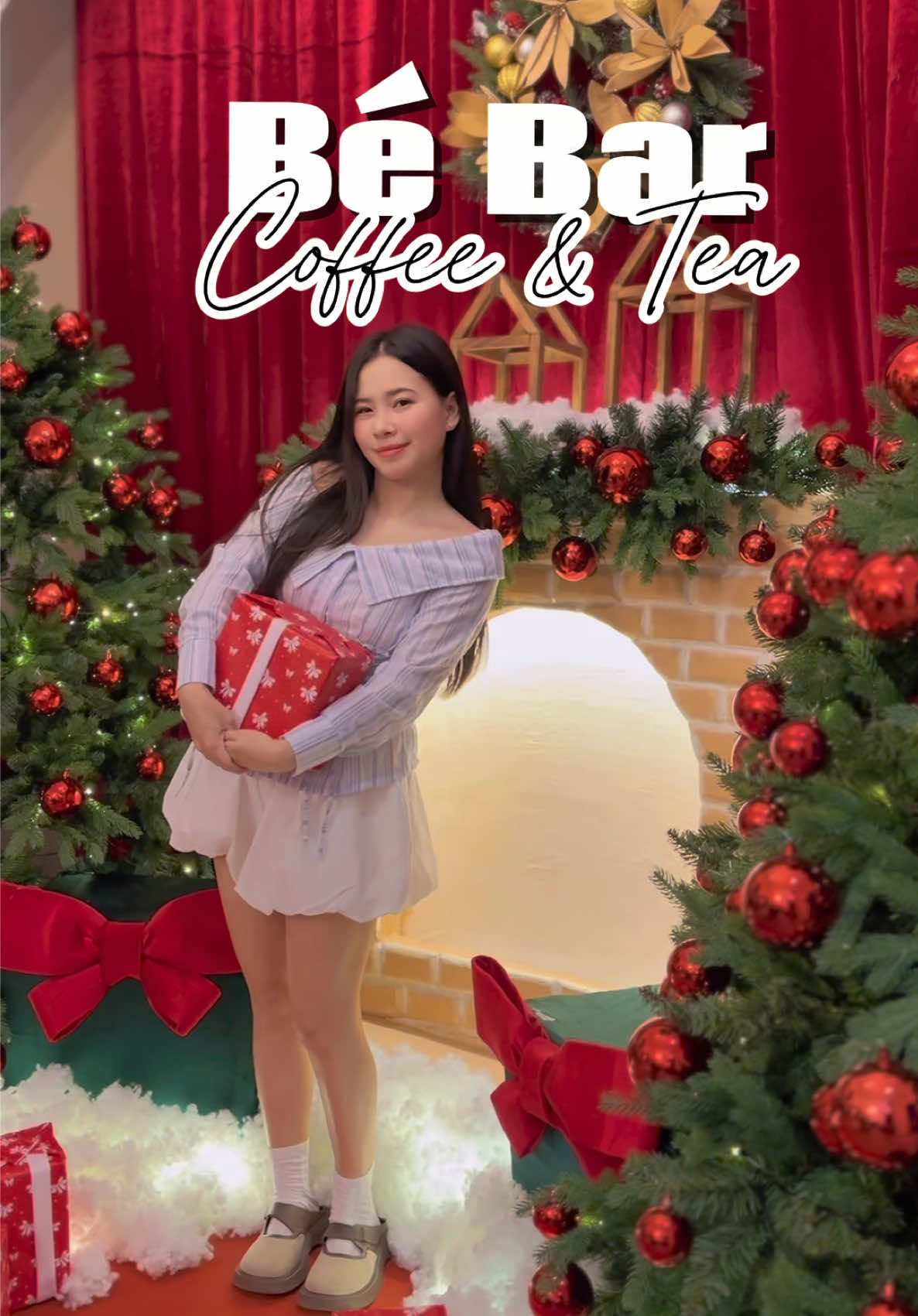 Quán cà phê núp hẻm mới Bạc Liêu lên concept Noel - Bé Bar Coffee & Tea #coffee #bebar #noel #baclieu #baclieudidau