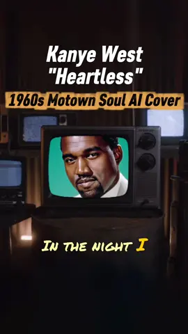 Step back in time — this is Kanye West’s “Heartless” like you’ve never heard it before. Imagine a smoky 1950s jazz lounge, velvet curtains, and a soul band bringing that heartbreak to life with vintage horns, upright bass, and silky smooth vocals. This AI-generated soulful remix transforms one of Kanye’s most iconic tracks into a timeless Motown-style masterpiece. 💔✨