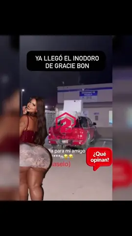 Ya llegó el inodoro de Gracie Bone😂😂 #graciebon #lacasadealofoke #alofoke #fyp #paratiii 