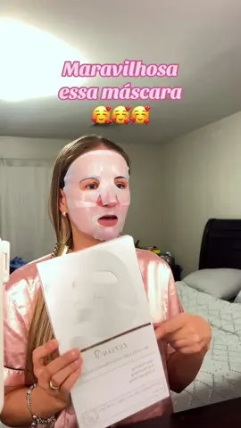 Máscara maravilhosa amei aplicação e o resultado!#skin #skincare #face #mascara 