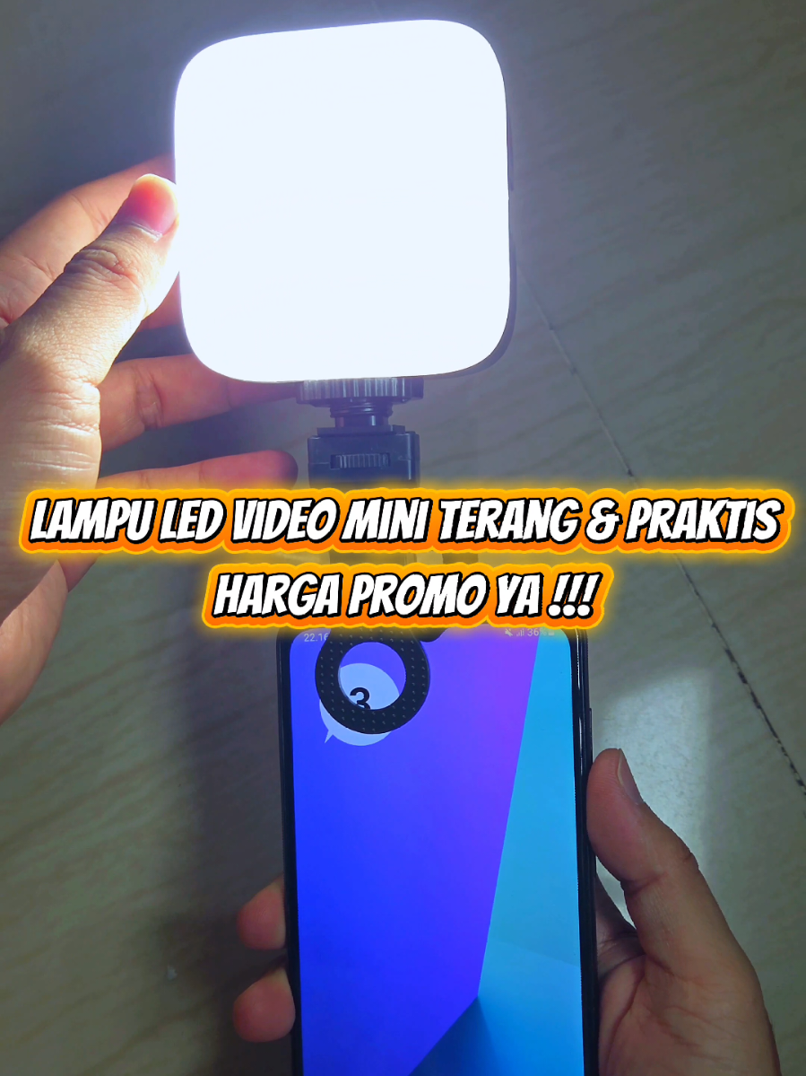 Lampu LED Mini Praktis #lampu #led #fyp #viral #viralvideo 