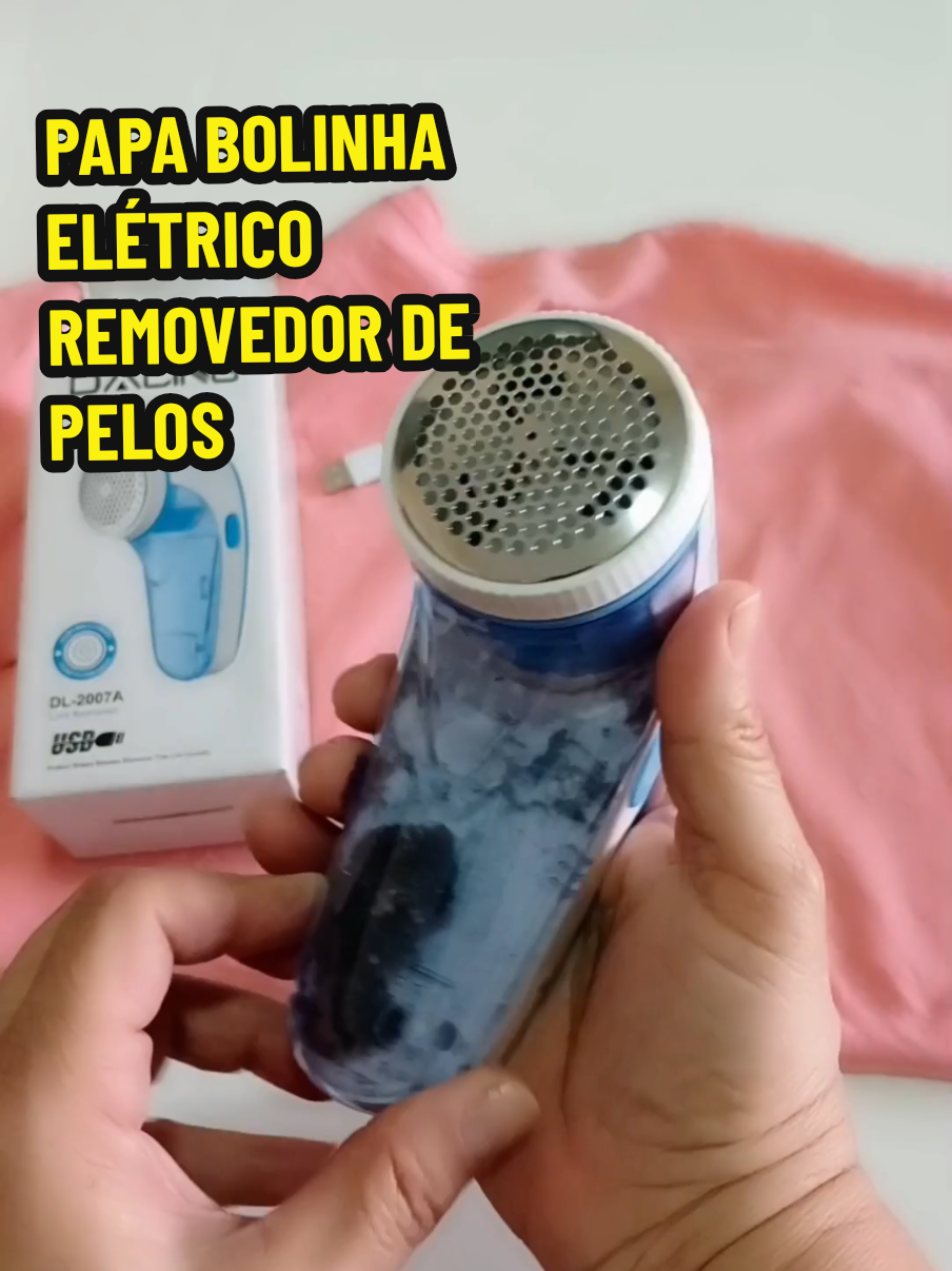 PAPA BOLINHA ELÉTRICO REMOVEDOR DE PELOS 