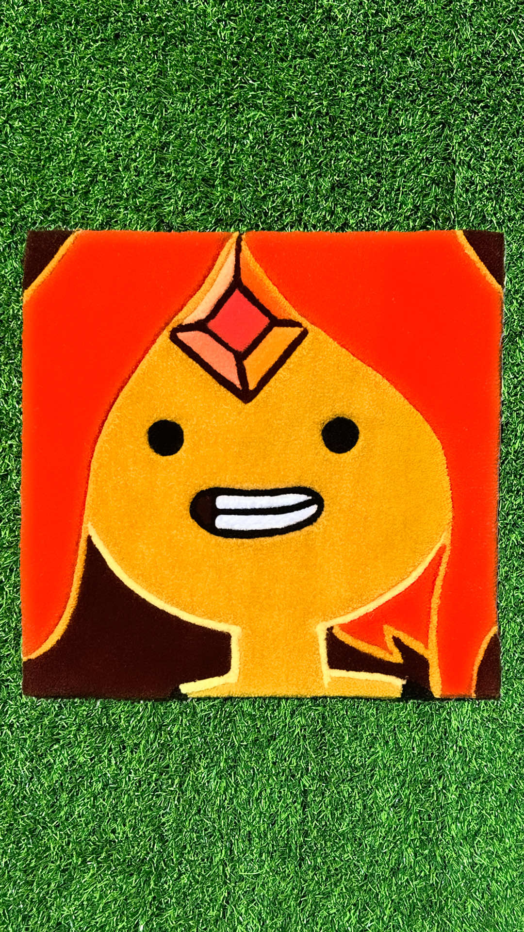 Flame Princess rug ASMR! 🔥 #adventuretime #finnthehuman #jakethedog #FlamePrincess #cartoonnetwork     