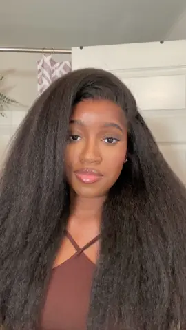 @ISEEHAIR 🤎✨ This texture is everything! 😩  #iseehairbeauty #iseehair #kinkystraight #360wig #naturalwigs 