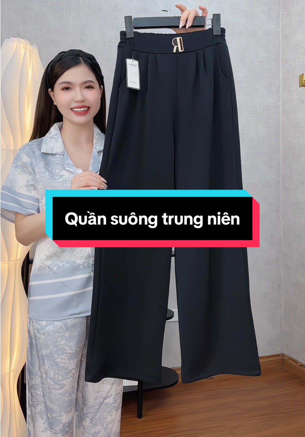 Quần suông trung niên tặng mẹ là hết ý đây ạ #tranghaycuoi #quansuongtrungnien #quantrungnien #quanchome 