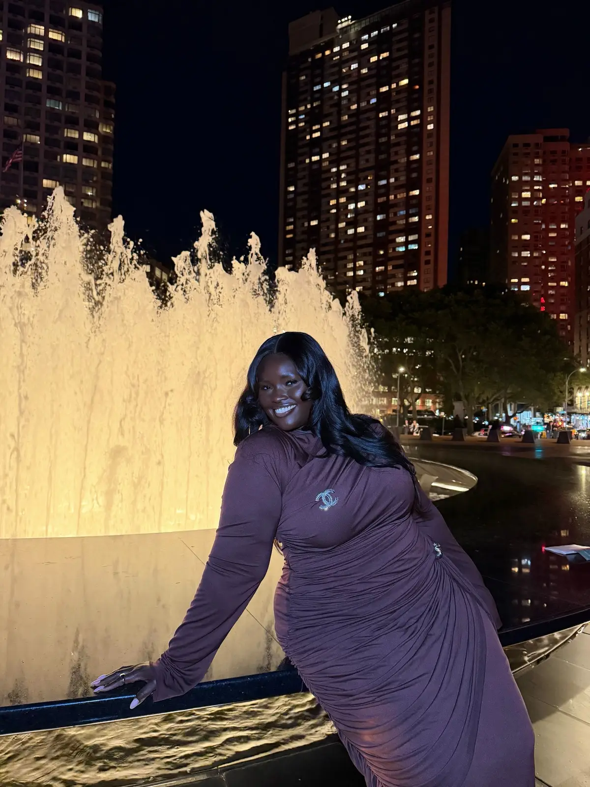 A night at the New York City ballet 🤎 #curvefashion #fallfashiontrends 