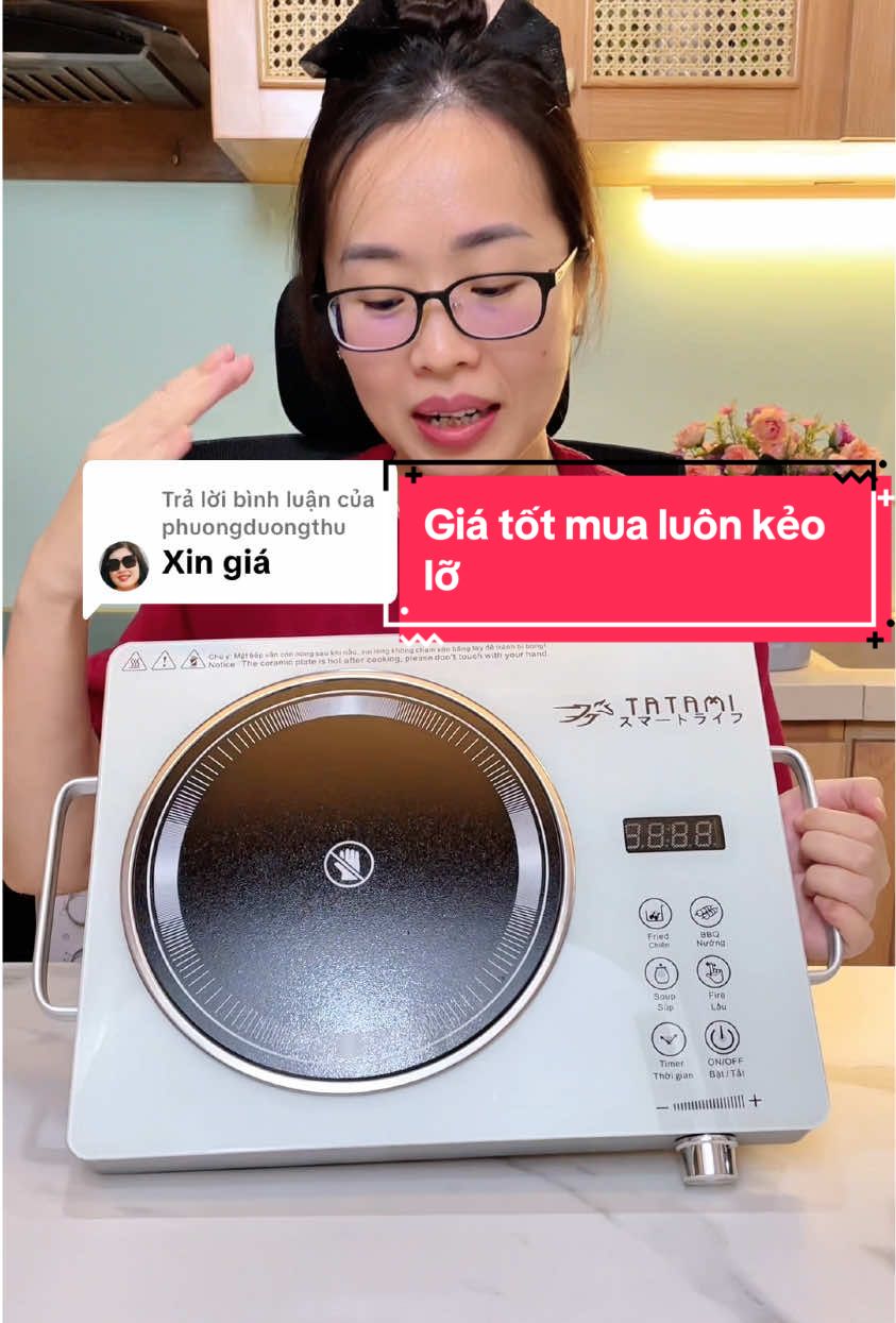 Trả lời @phuongduongthu Bếp hồng ngoại Tatami đa năng công suất cao. Không kén nồi. Dễ dàng mang khi mang đi#bephongngoai #bephongngoaicamung #phongtamcaocap #bepkhongkennoi #xuhuong 