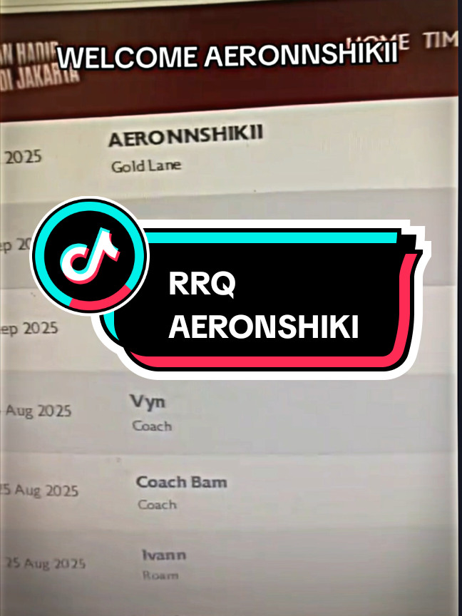 udah langsung saja welcome Rrq Aeronshiki 🫵😎#masukberanda#mpl#fyp#rrqaeronshiki#foryou 
