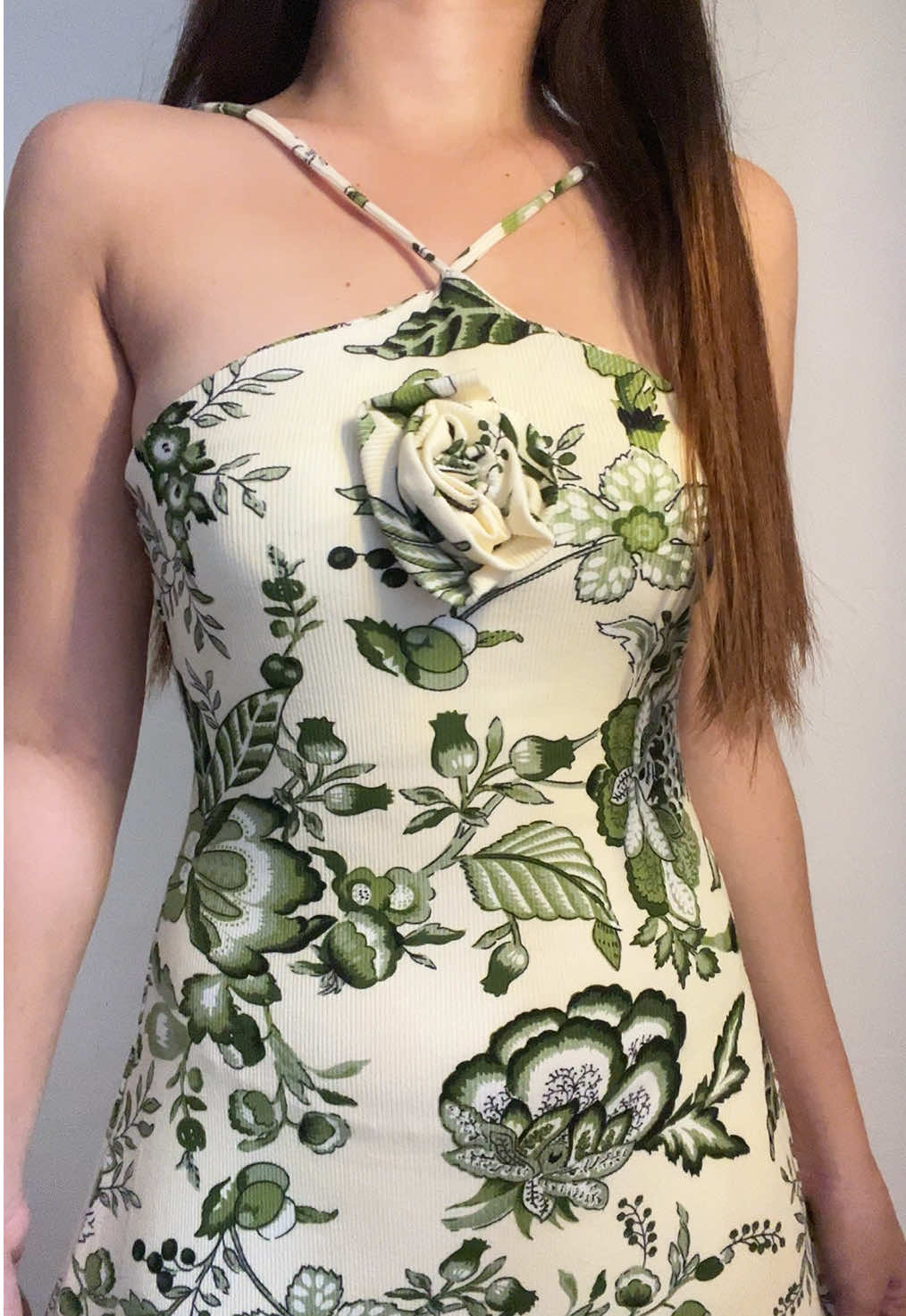 Lovin my new knitted dress☘️💚 #dress #dresses #summerdress #beachdress #kintteddress #tiktokdress #tiktokdressoutfits 