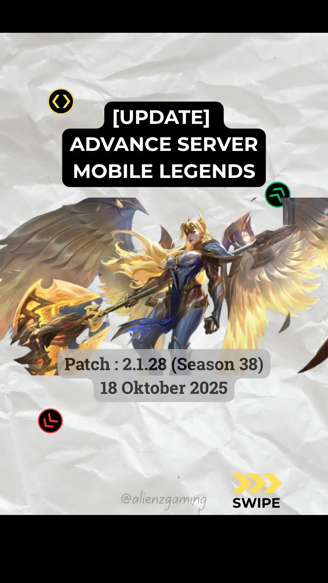 Patch 2.1.28 (18 Oktober 2025). . . Dengan buff / nerf Freya, besar kemungkinan revamp Freya akan muncul di pertengahan season kali ini (season 38) label Eksperimental pada beberapa hero jg hilang, sepertinya akan siap di rilis season 39 mendatBg hero meta juga mengalami nerf, namun ada yang tau mengapa alucard di nerf? bagaimana menurut kalian? #MLBB9TH #MLBB #mobilelegendsbangbang #advanceserver #update 