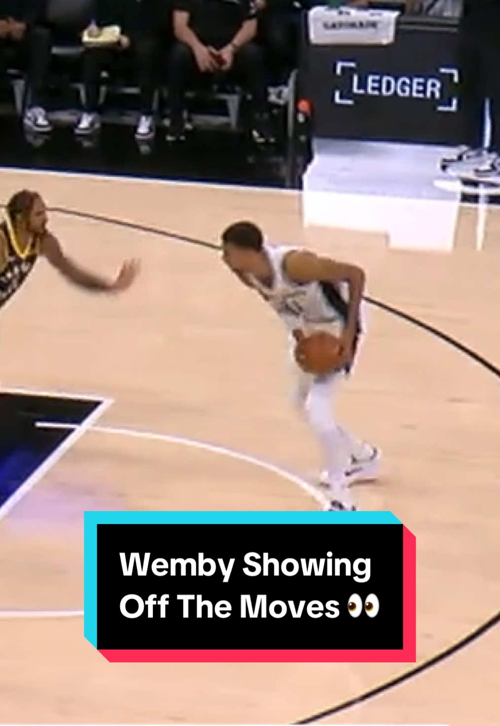 Wemby with a tough finish 🔥 #NBA #Basketball #Spurs #Wemby 