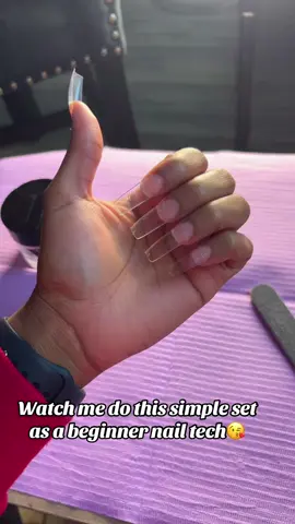#beginnernailtech ima do a halloween set after this !!!😶‍🌫️#fyp 