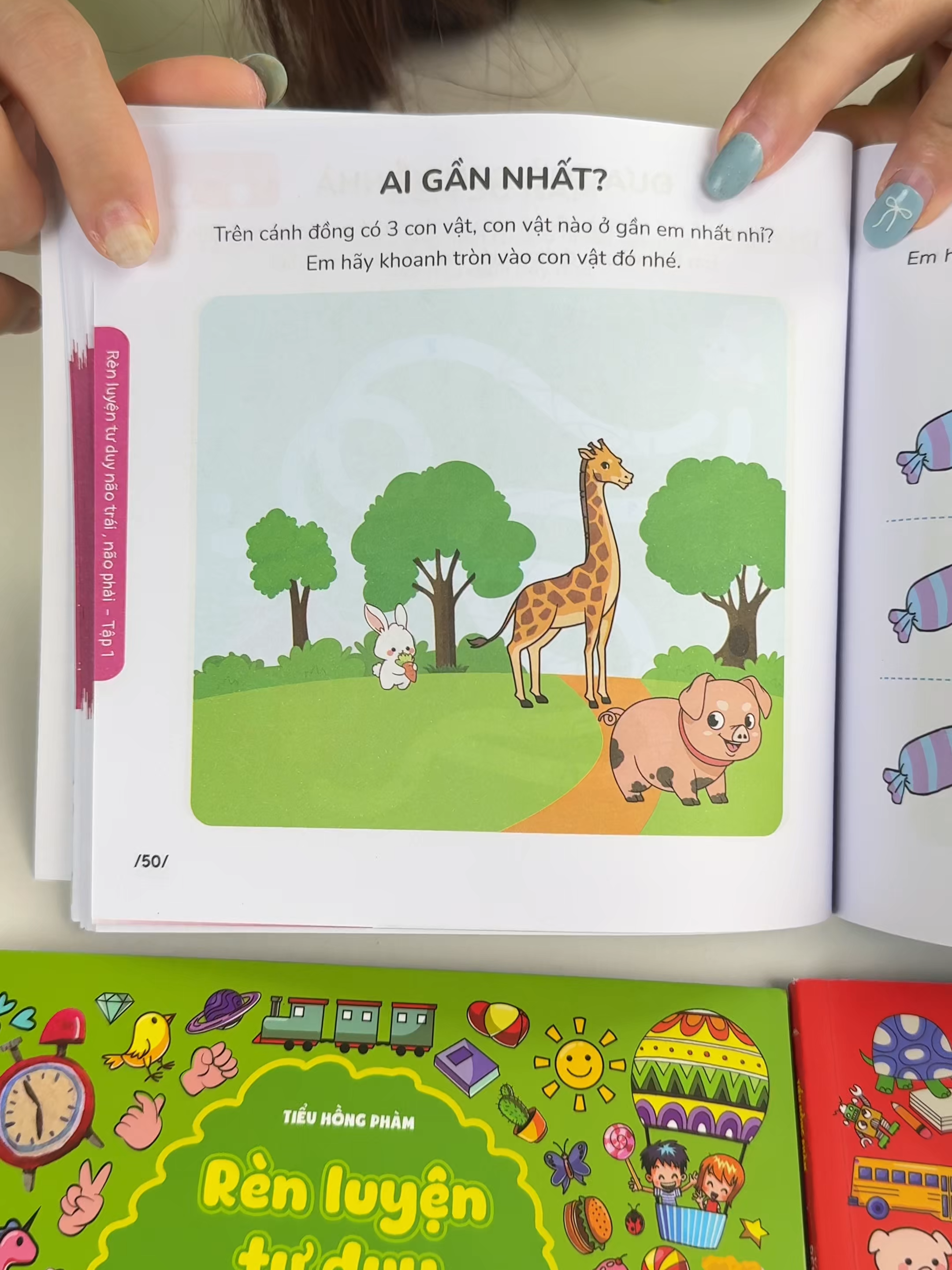 bộ sách rèn tư duy não trái và não phải cho bé #cohoaidochoi #dohoichobe #dohoithongminh