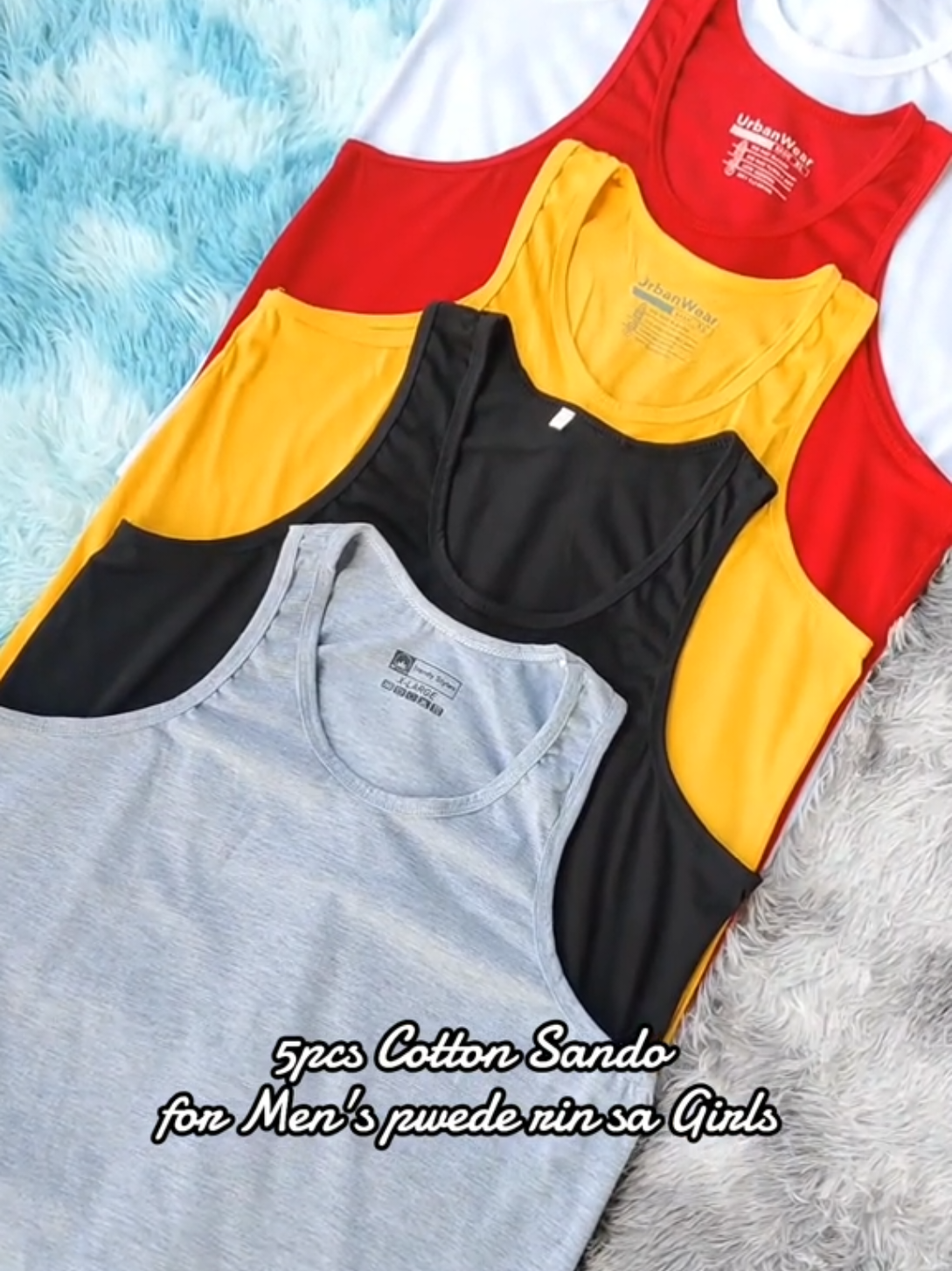 5pcs Sando for Men pwede rin sa babae, Goods na ang Quality Affordable pa! #5pcssando #sando #affordablesando #buy1take4sando #fyppppppppppppppppppppppp 
