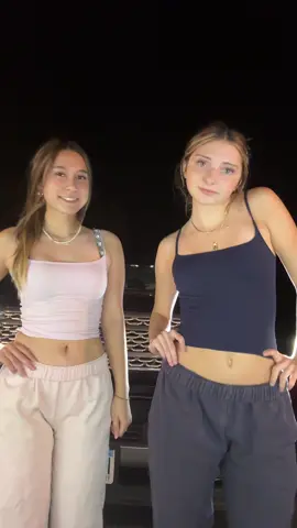 matching sets with bestie @Tessa Anderson 💙🩷#girls #dance #outfit #fyp #viral 