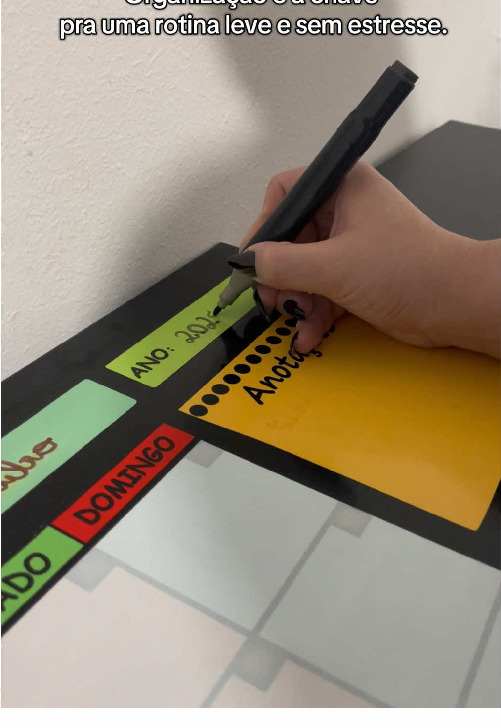 📅 Quadro lousa organizadora de rotina: perfeito pra planejar seu dia, anotar tarefas e manter tudo sob controle com praticidade e estilo! 🧠✨ 🛒 Garanta o seu e transforme sua rotina em organização total! #organização #lousa #plannersemanal #rotina #planner 