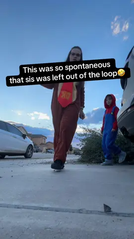 The way he mimicked my dance because we had no idea this was coming 🤣 #queeniescreations #momsover30club #sahmtok #supermariobros #halloween 