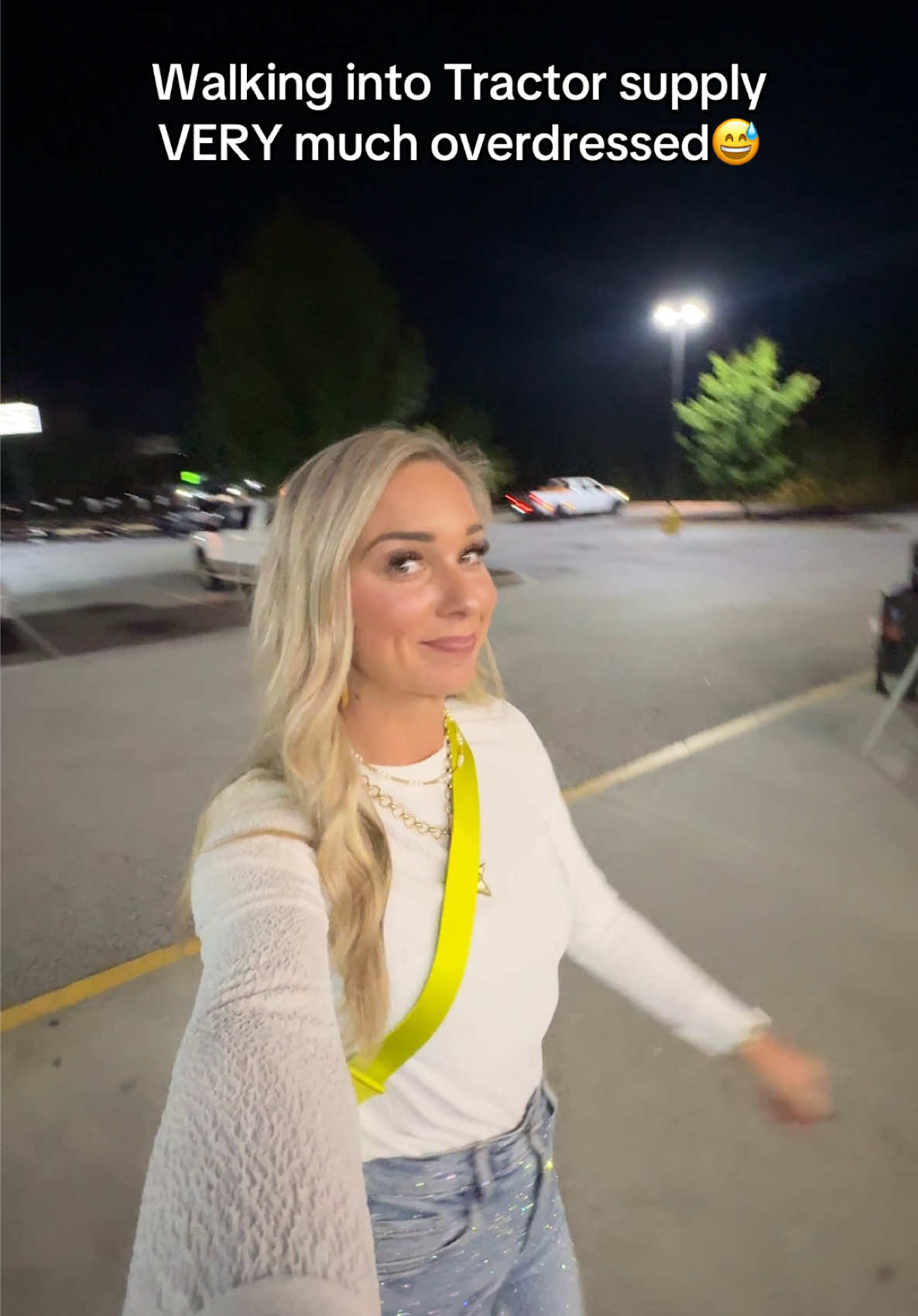 My dogs needed their dog food lol but It’s the sparkley pants for me🤪 @TractorSupply  #fup #funny #tractorsupply #overdressed #fyp 