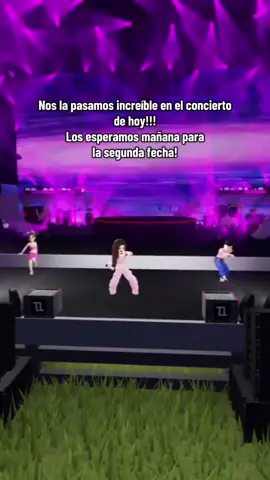 Increíble noche hoy con el inicio de gira de Tini en Roblox!!! Nos vemos mañana a las 8pm :D . . . . . #tinitour #robloxconcert #tini #tinienroblox #creatorsearchinsights 