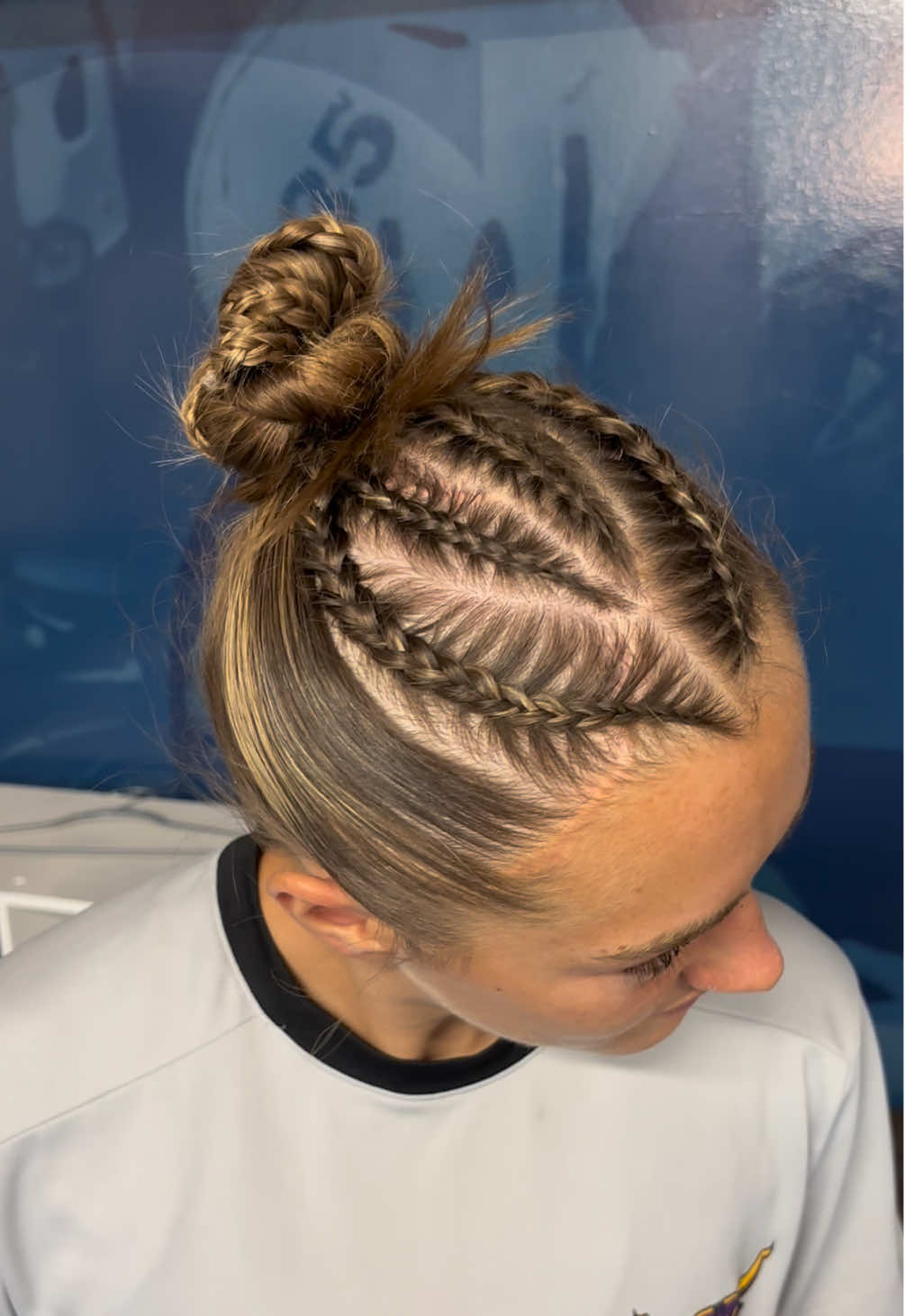 tonights game day hiar 💕🫶🏻☺️ #hairinspo #Soccer #gameday #hair #hairstyle 
