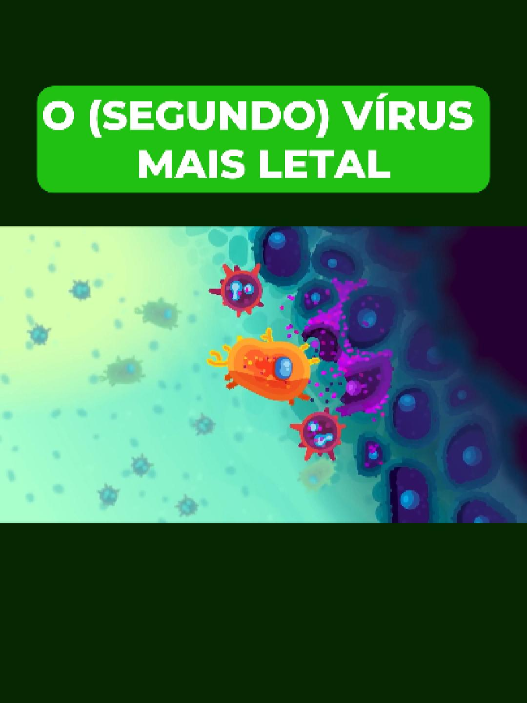 O (segundo) virus mais letal . Créditos: Em Poucas Palavras – Kurzgesagt . . . #virus #doenças #ciencia #biologia #cura