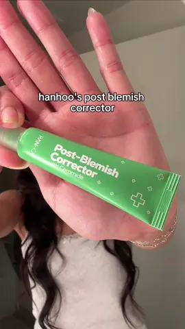 how to treat dark spots from pimples!! ft. hanhoo’s post blemish corrector ✨🫧 #skincare #koreanskincare 