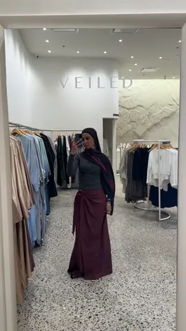 POV: you finally get to shop your favorite modest brand IRL ☺️❤️ @Veiled #OOTD #hijabitiktok 