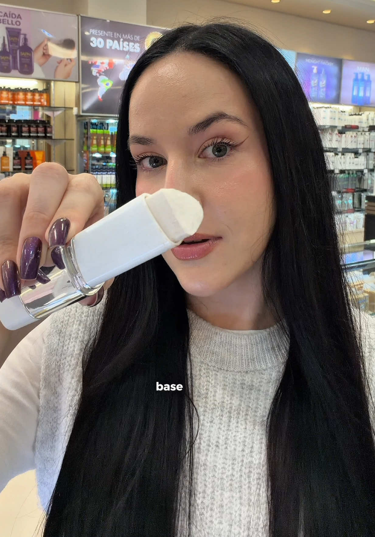 Base COREANA que se adapta ao seu TOM de PELE 😳 CHOCADA demais com essa tecnologia ✨ Disponível em 3 tonalidades no @Shopping Terra Nova no Paraguai 🇵🇾 em Ciudad del Este. Publicidade  #kbeauty #produtoscoreanos #base #basecoreana #beleza 