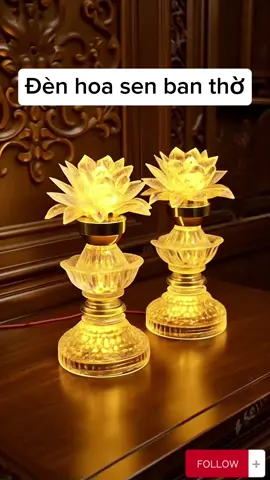 Đèn thờ hoa sen đẹp quá #denthohoasen #denthohoasenled #xuhuon 