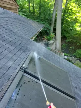 Satisfying skylight window cleaning in West Chester, PA! #satisfying #asmr #cleaning 