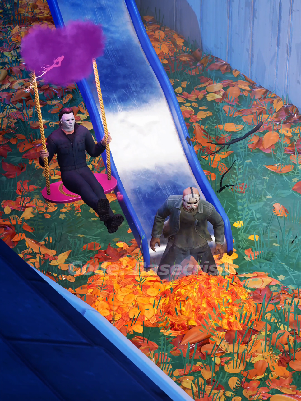 Jason y Michael estan aqui 🎃 @𝓝𝓔𝓦I̸U̸N̸I̸T̸Y̸  #fortnite #jason #skins #fortnitememes #basecriss 