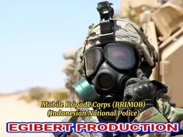 The Mobile Brigade Corps, or Brimob, is the special operations, paramilitary, and tactical unit of the Indonesian National Police (Polri). As one of the oldest units within Polri, it handles high-risk law enforcement duties and is often involved in domestic security and defense operations.  Brimob was formed in 1945 as a special police corps. Its name was later changed to the Mobile Brigade (Brimob). The corps includes specialized sub-units for specific tasks, such as the Pasukan Pelopor (Pioneer Force) and Pasukan Gegana (Gegana Force), a rapid response group that deals with bomb disposal and chemical, biological, and radiological threats.