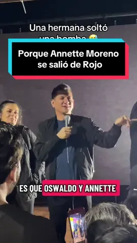 PORQUE ANNETTE MORENO SE SALIÓ DE ROJO? Creo que lo que nos causó impacto y risa a la vez, fue la forma tan sin malicia en que la hermana soltóla bomba 😅 la hermana cuando le dieron la palabra dijo, yo se que ya hace muchos añoa de esto pero la verdad yo si tengo la duda y seguido a esto dijo con una voz de duda genuina que solo los presentes podemos entender, algo así, porque annette se salio de Rojo? 😅 entre risas y asombro creo que todos esperabamos esa respuesta 👍🏻 #rojo #annettemoreno #respuesta #humor #fyp 