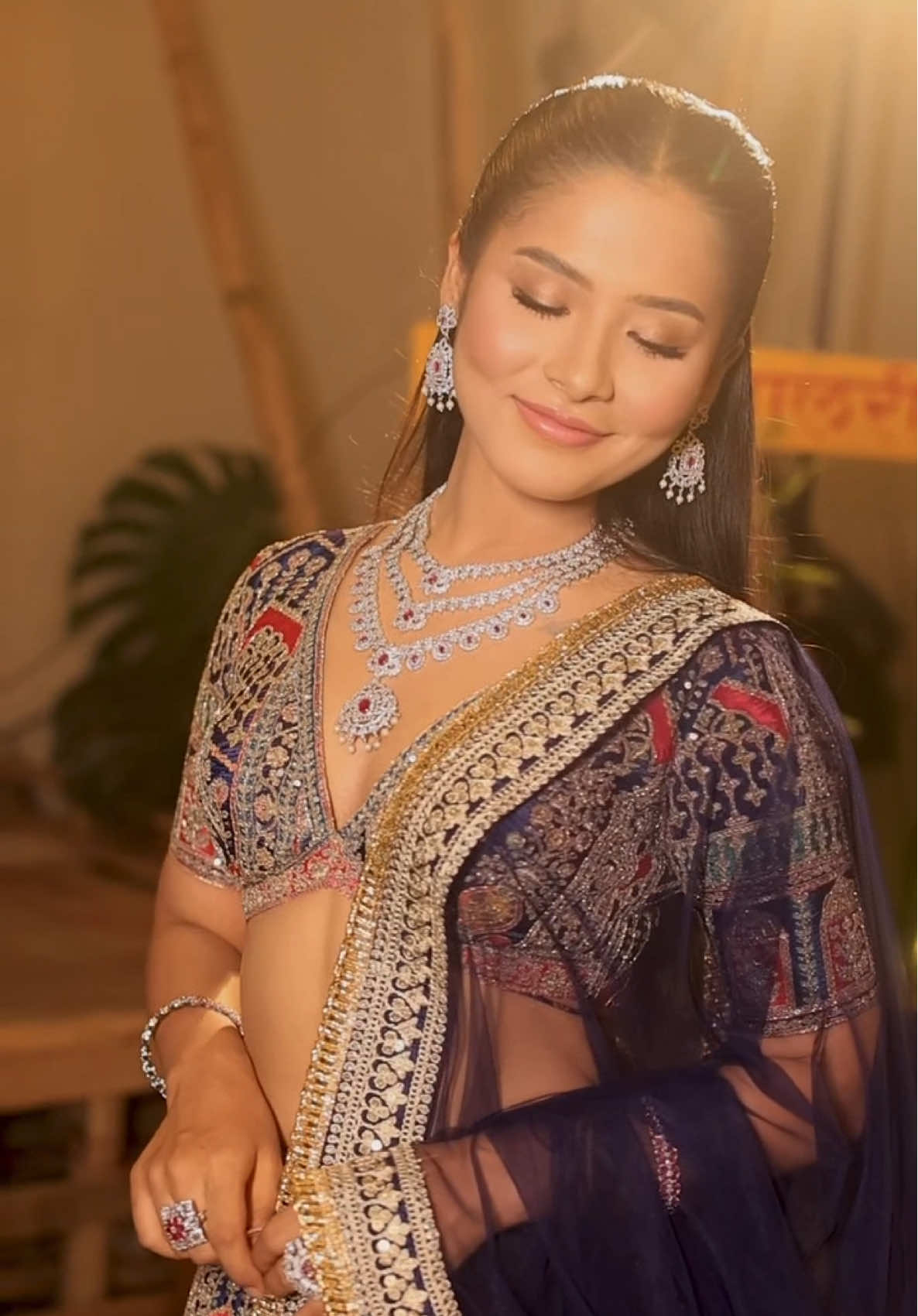 Elegance meets sophistication — our beautiful @TERIYA👑 graces SM Occasionwear with timeless charm. ✨ Makeup @Dinesh Rai  Video @studiokusal @kusalbista  Jewelry @21fortunate.Jewels  Kindly WhatsApp, Viber and cal : +9779823024347 for more information 🙏🙏  Old baneswor  Siddhartha bank  Parking available #BeautifulBride #SMCOUTURE #NepaliBridalFashion  #smcouture #smbridalcouture