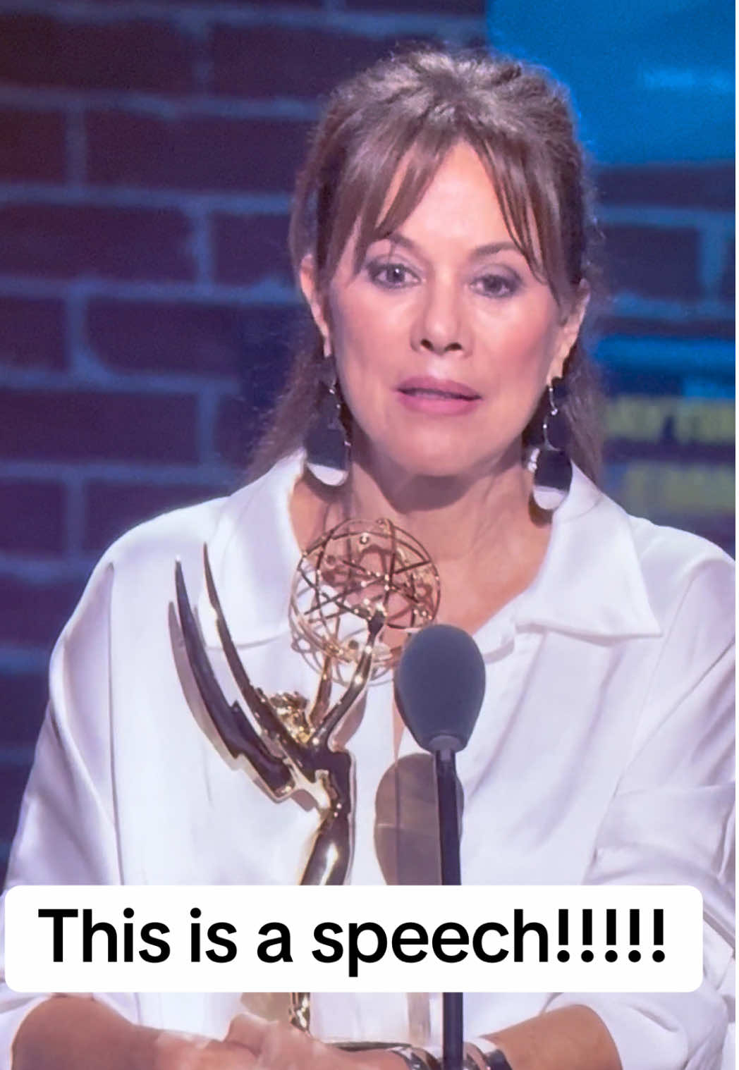 Congratulations to General Hospital’s Nancy Lee Grahn on your Emmy win and THANK YOU for standing up and speaking out! #fyp 🇺🇸💙