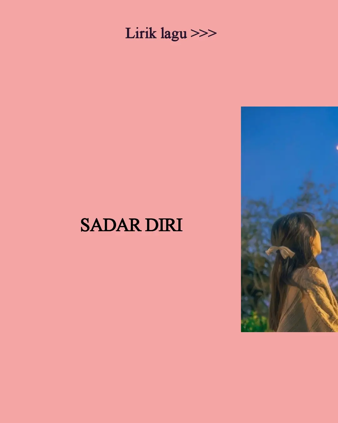 Sadar Diri - Lagu Happy Asmara🎧#foryou #songlyrics #lyrics #music #fyppppppppppppppppppppppp 