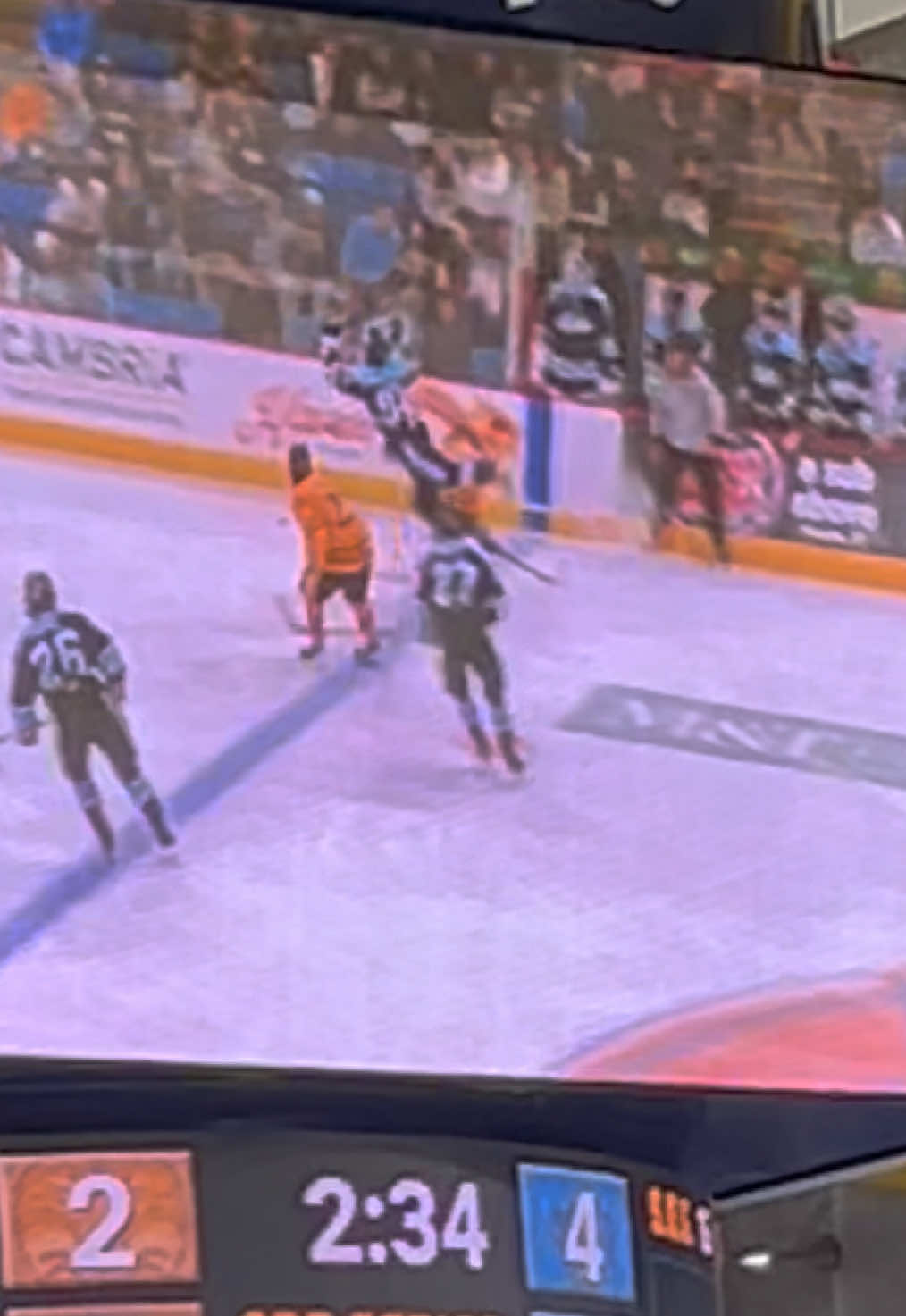Bro can fly#quinnipiac #hockey #hit #fly 