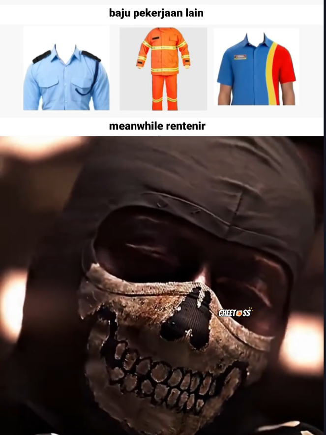 serasa mau perang🗿🗿🗿 sc tiktok: TRT #fyp #ghostface #callofduty #memestiktok #pastifyp 