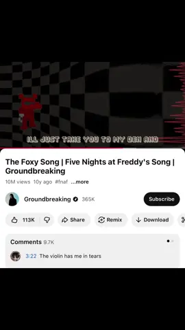 That violin tho💔 #zamination #fnaf #foxy #Minecraft #fyp 