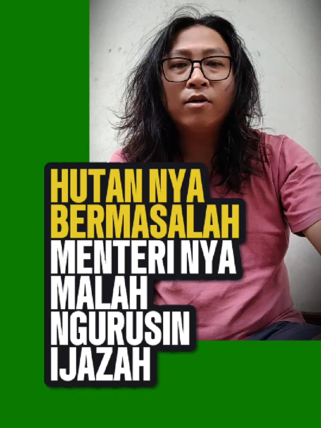Tugas Menteri Kehutanan itu ngurusin hutan atau ijazah? #fyp #foryoupage #viral #foryou #vt