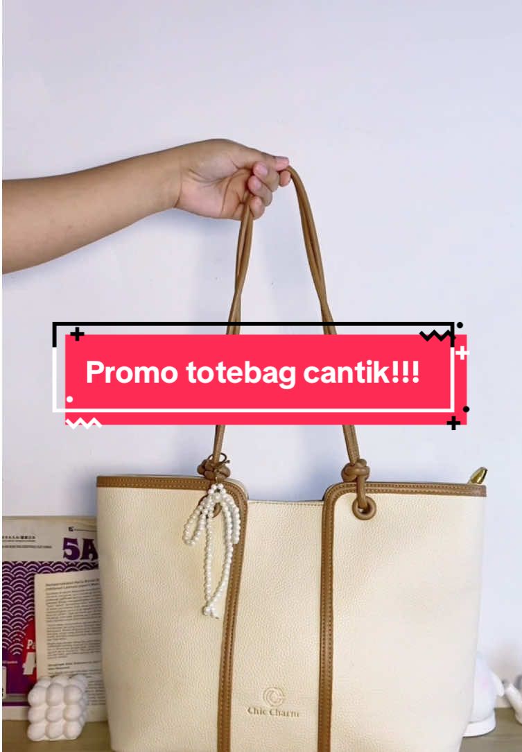 Liora bag ada promo di keranjang kuning yah!!🥰🥰 #totebagngampus #totebagngantor #totebagaesthetic 